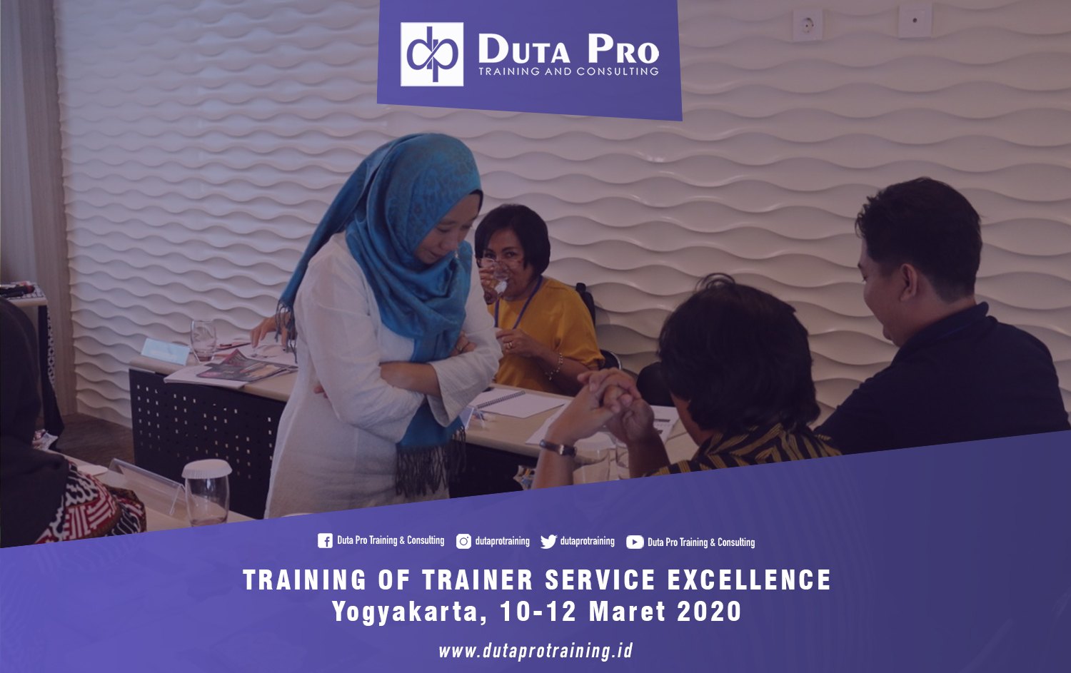 training of trainer service excellence Yogyakarta duta pro training fix running